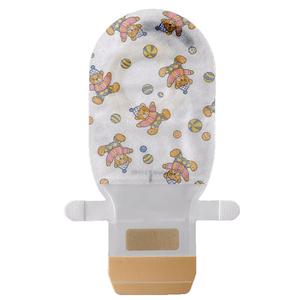 Coloplast Assura® AC Easiflex® Two-Piece Pediatric Drainable Pouch, Filter, 5-1/2" L, Integrated Closure, Transparent 3/4" Flange