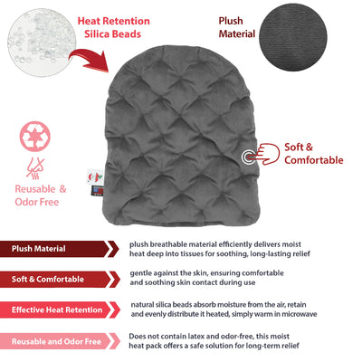 MicroBeads Moist Heat Therapy-Gray