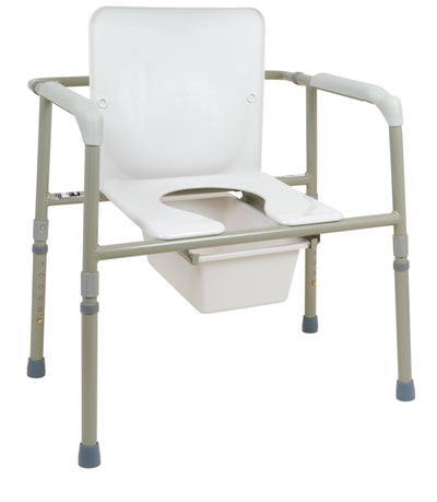 ProBasics Bariatric Three-in-One Commode, 450lb Weight Capacity