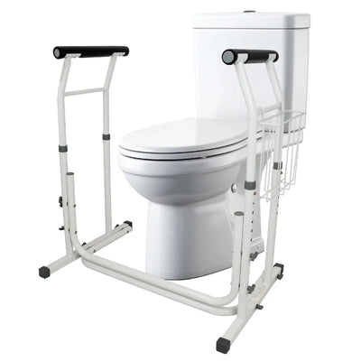 Stand-Alone Adjustable Toilet Safety Frame