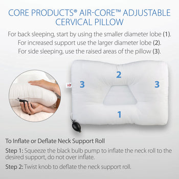 Air Core Adjustable Cervical Pillow by Core Products