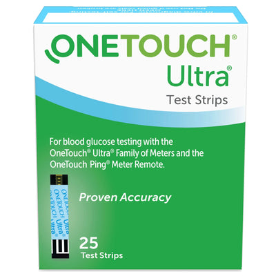 OneTouch Ultra® Blue Blood Glucose Test Strip with DoubleSure™ Technology