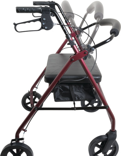 Bariatric Rollator with 8-inch Wheels