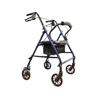 Knocked Down Economy Steel Rollator with 6-inch Wheel