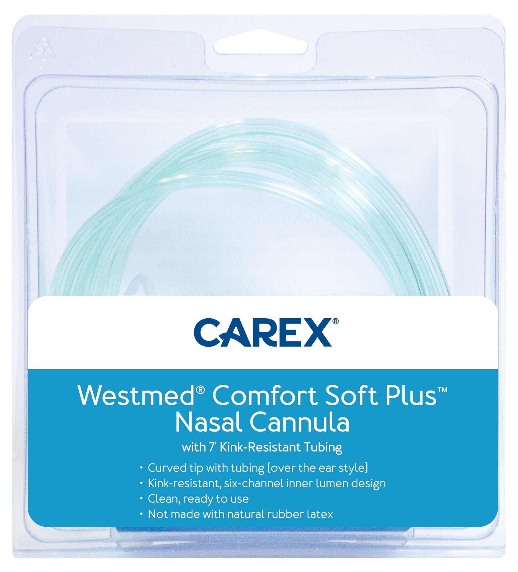COMFORT SOFT PLUS 7' OXYGEN NASAL CANNULA