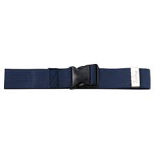Gait Belt with Quick-Release Buckle 54",Navy, Nylon Buckles