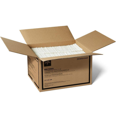 Professional Towels, 13" x 18", White, 2 Ply - Case of 500