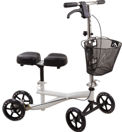 Roscoe Knee Scooter, 4 ft. 11" to 6 ft. 6" Accommodates, 350 lb Weight Capacity