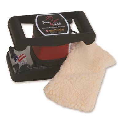 Jeanie Rub Massager & Fleece Pad Cover Combo