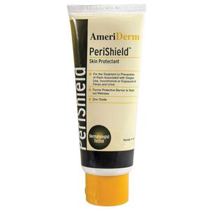 Ameriderm PeriShield Barrier Ointment and Protectant Cream, Vitamins A, D and E and Aloe Enriched, 3.5 oz Tube by Ameriderm