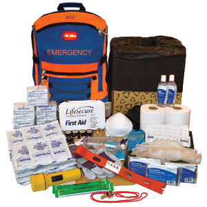 SecurEvac Hi-Vis 30-PERSON Evacuation & Shelter-In-Place Survival Kit  by LifeSecure