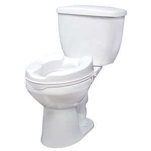 Drive Medical Raised Toilet Seat with Lock