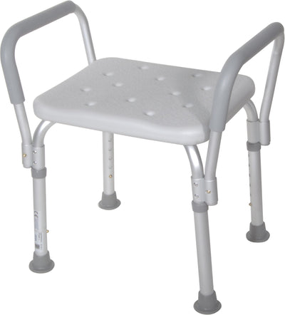 Drive Medical Knock Down Bath Bench with Padded Arms