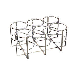 Drive Medical Chrome Economy Oxygen 6 Cylinder Rack