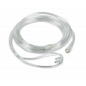 Soft-Touch Oxygen Cannula with Curved Tip, Latex-free, Crush-resistant