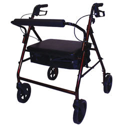 Roscoe Bariatric Rollator with Padded Seat - Single