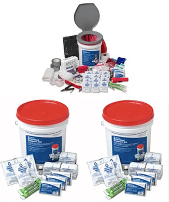 LifeSecure Complete 25 Person, 48 Hours (2-Day) Emergency Shelter-In-Place Kit Set - Singles