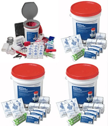 LifeSecure Complete 25 Person, 72 Hours (3-Day) Emergency Shelter-In-Place Kit Set - Singles