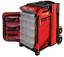 MobileAid Hi-Vis Pro 100 Easy-Roll Trauma First Aid Station by LifeSecure