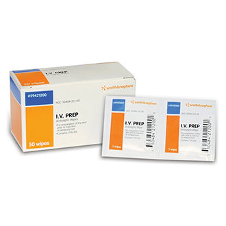 I.V. Prep Antiseptic Wipes by Smith & Nephew - Box of 50