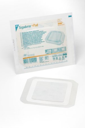 Transparent Film Dressing with Pad 3M™ Tegaderm™ +Pad- Sterile by 3M