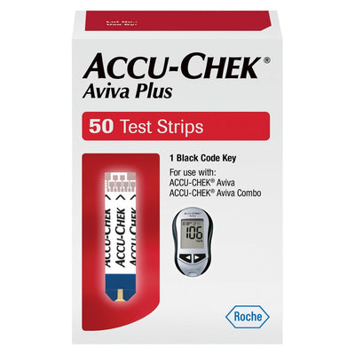 Accu-Chek Aviva Plus Test Strips - BOX of 50