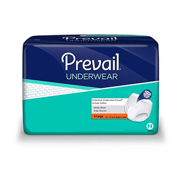 Prevail Protective Diaper Underwear Unisex Cotton X-Large - Singles