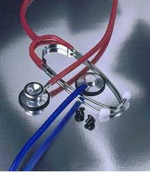 Binaural Stethoscope Proscope™ Navy 22 Inch L Dual Head