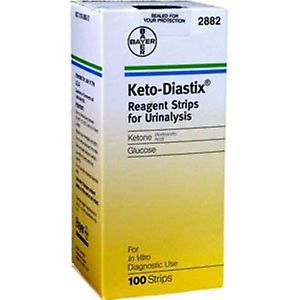 Ketostix Reagent Strips - Bottle of 100