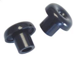 Eartip Black, Mushroom Type, Soft Stethoscope by Graham-Field - Pair