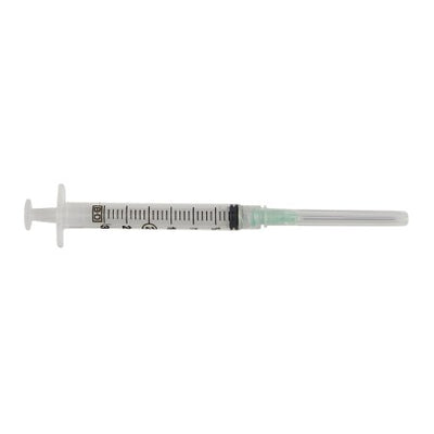 Luer-Lok Syringe with Detachable PrecisionGlide Needle by Becton Dickinson