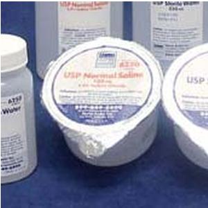 Nurse Assist Inc USP Normal Sterile Saline For Irrigation, 120mL - Each Foil Lid Container