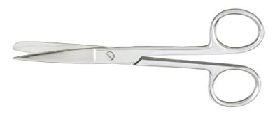 Operating Scissors McKesson 5-1/2 Inch Length Office Grade Stainless Steel Finger Ring Handle Straight - Each