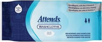 Attends Washcloths Wipe, Scented