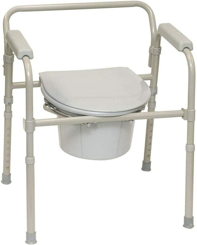Three-in-One Folding Commode