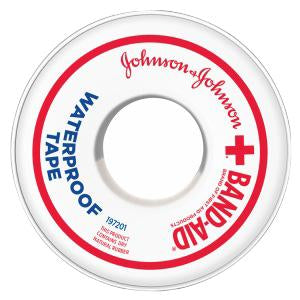 Johnson & Johnson Waterproof Adhesive Tape 1" x 10 yds