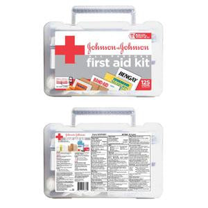 Johnson & Johnson Red Cross All-Purpose First Aid Kit, 125 Items by Systagenix