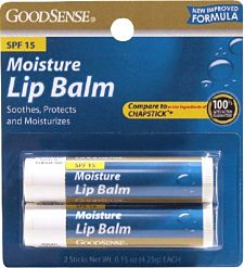 GoodSense Lip Balm 0.15 Oz Tube by Geiss, Destin & Dunn - Package of 2