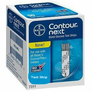 Contour Next Blood Glucose Test Strip by Bayer
