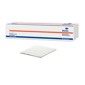 Sterilux Sponge Dressing Cotton 8-Ply 2 X 2 Inch Square by Hartmann - Package of 200