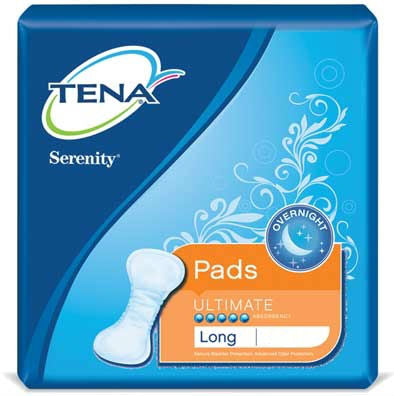 Tena Serenity Overnight Bladder Control Pads 16" By SCA Personal Care
