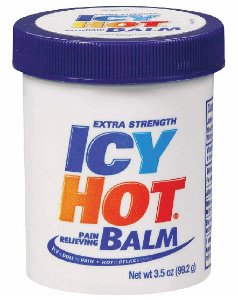 Topical Pain Relief Icy Hot Balm 7.6% - 29% Strength Menthol / Methyl Salicylate Ointment 3.5 oz.