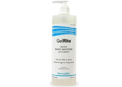 Hand Sanitizer GelRite® 16 oz. Ethyl Alcohol Gel Bottle
