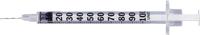 Micro-Fine U-100 Insulin Syringe with Needle, 28G x 1/2" 1cc Volume by BD - Box of 100