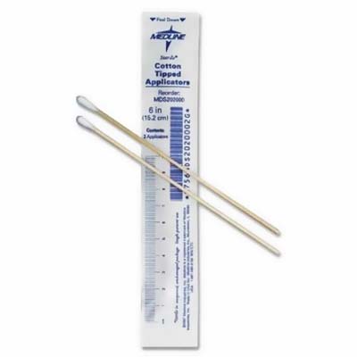 Cotton-tipped Applicator 13" L x 6" W x 6" H, Wood, White