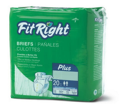 FitRight Plus Brief - Bag of 20