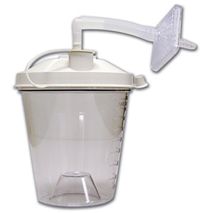 Drive Medical Disposable Suction Canisters, 800CC - Case of 12
