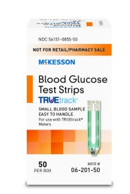 TRUEtrack Blood Glucose Test Strips by McKesson