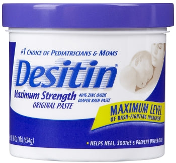 Desitin Diaper Rash Treatment, 16 oz Jar by Johnson & Johnson - Singles