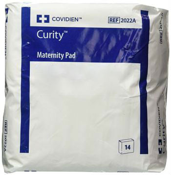 Curity Maternity Pads 2-3/4" x 11" By Covidien - Package of 14